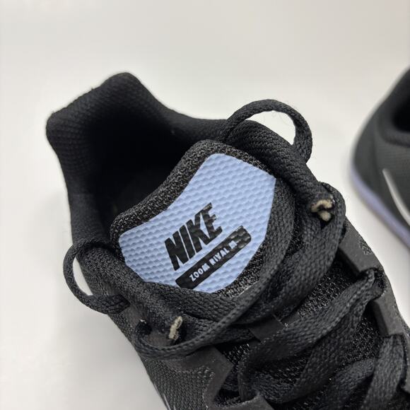 NIKE RACING Shoe Men 5.5 Zoom Rival M Black Gray Track Racing AH1020-004 - Picture 13 of 14